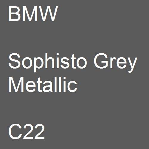 BMW, Sophisto Grey Metallic, C22.